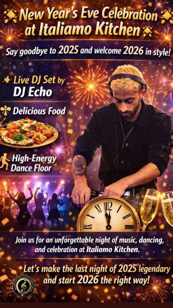 Italiamo Kitchen | شب سال نو ۲۰۲۶
