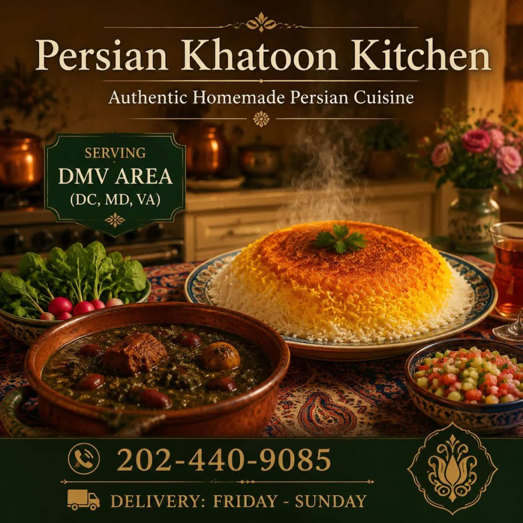 کیترینگ آشپزخونه خاتون | Persian Khatoon Kitchen – Persian Catering in DMV