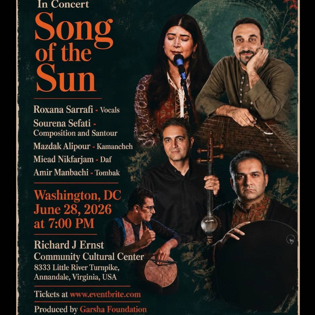 کنسرت آواز خورشید | Song of the Sun Concert DC