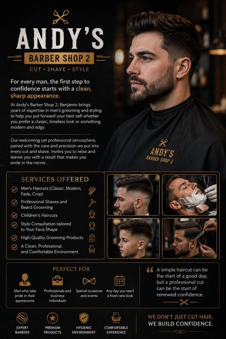آرایشگاه مردانه | Andy's Barber Shop 2 Tyson – Beauty Salon in Tysons, VA