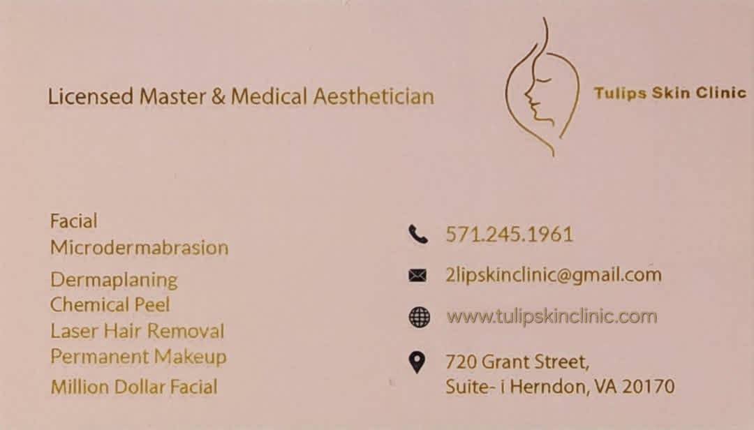 کلینیک پوست تولیپس | Tulips Skin Clinic DMV
