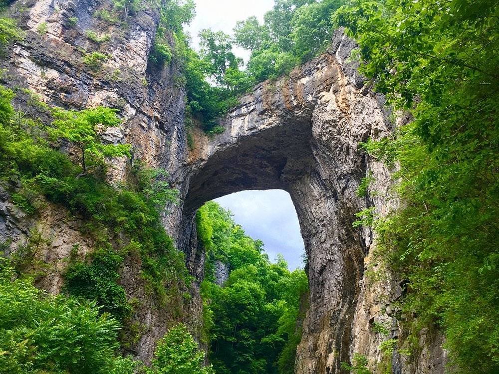 پل طبیعی ویرجینیا . Natural Bridge