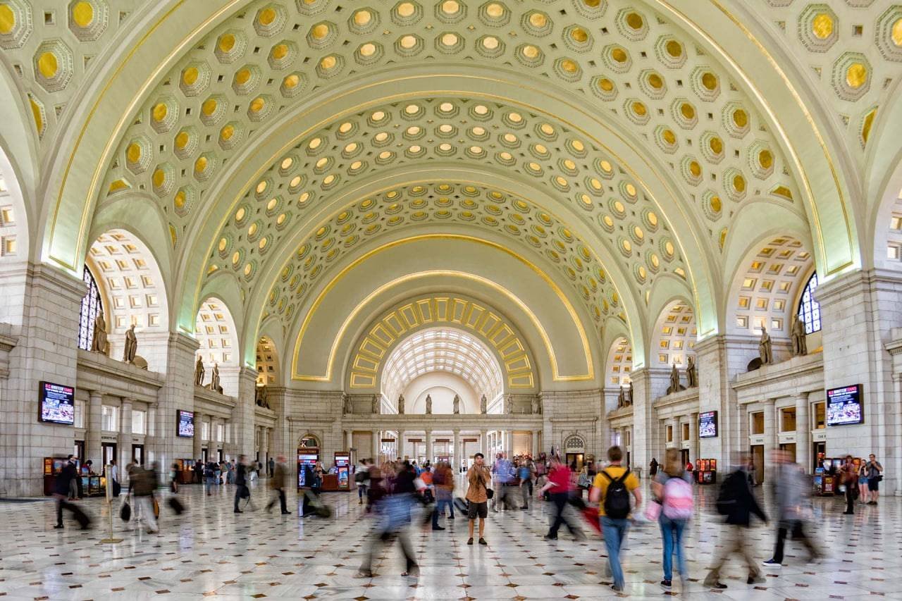 ایستگاه یونیون واشنگتن . Washington Union Station