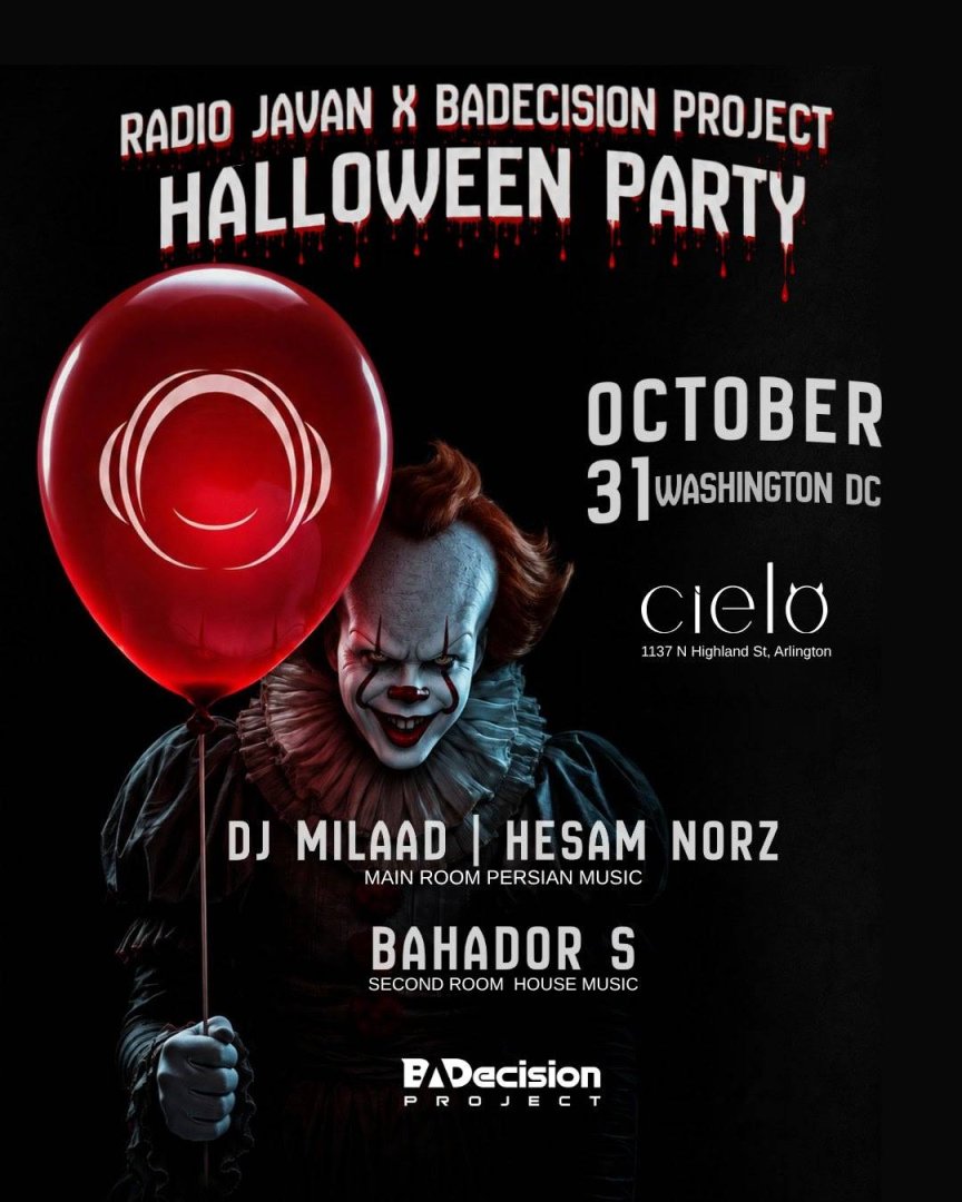 جشن هالووین رادیو جوان در واشنگتن دی‌سی | Radio Javan Halloween Party in Washington DC