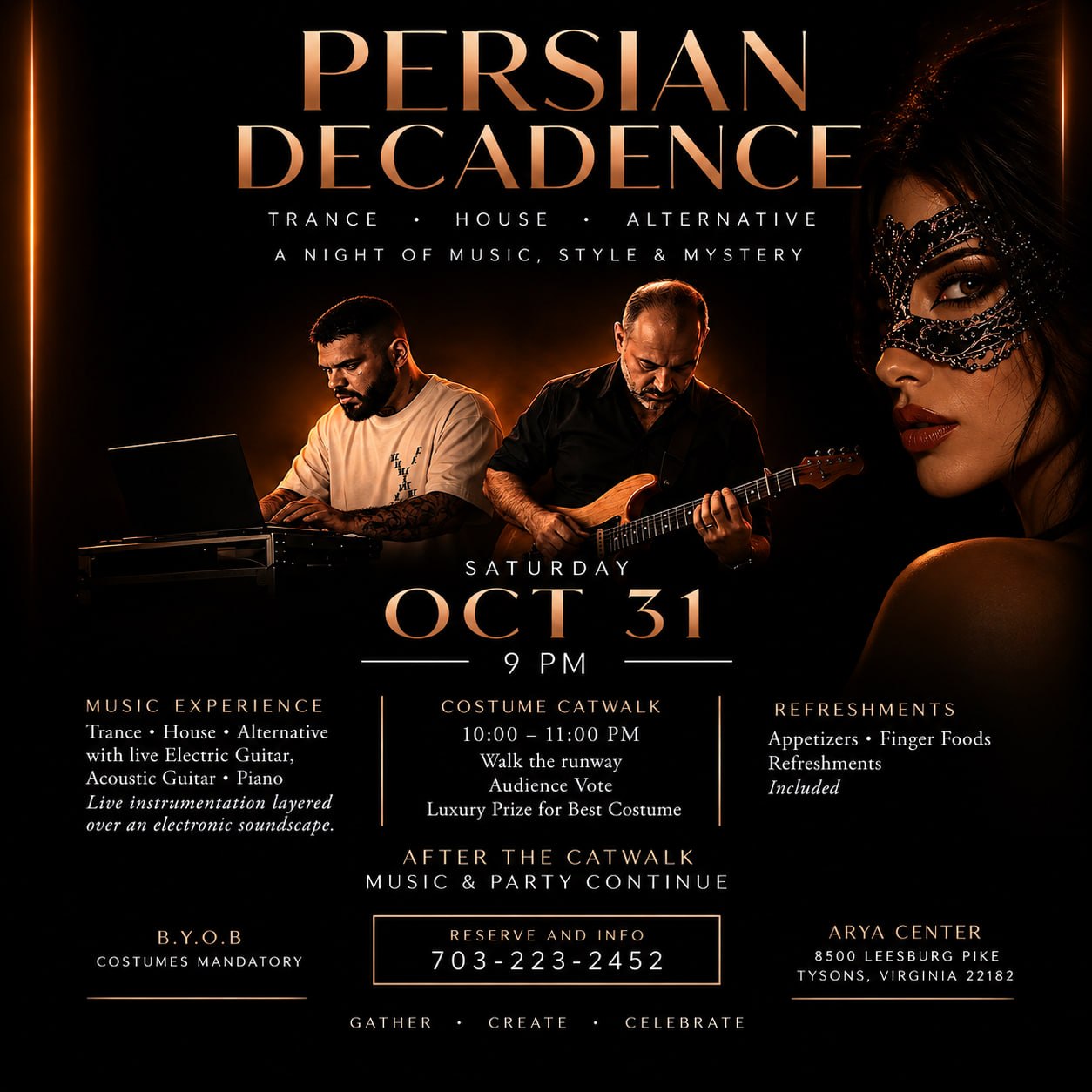 شب دکادنس پارسی | Persian Decadence Night
