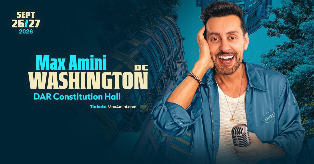 کمدی مکس امینی در واشنگتن دی‌سی | Max Amini Comedy in Washington DC