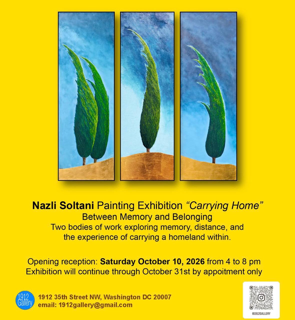 نمایشگاه نقاشی نازلی سلطانی | Nazli Soltani Painting Exhibition