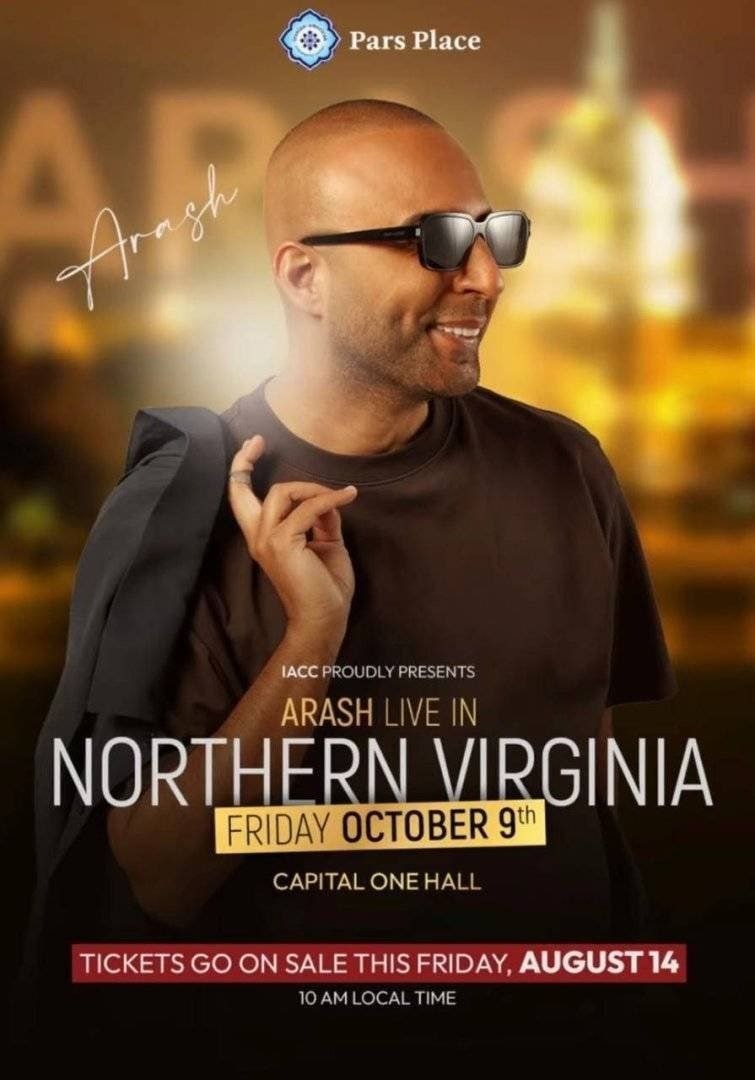 آرش زنده در ویرجینیای شمالی | Arash Live in Northern Virginia