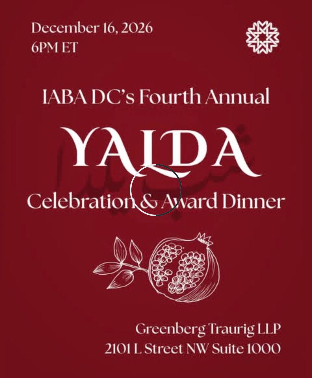 جشن یلدای انجمن وکلای ایرانی‌آمریکایی واشنگتن دی‌سی | IABA DC's Yalda Celebration