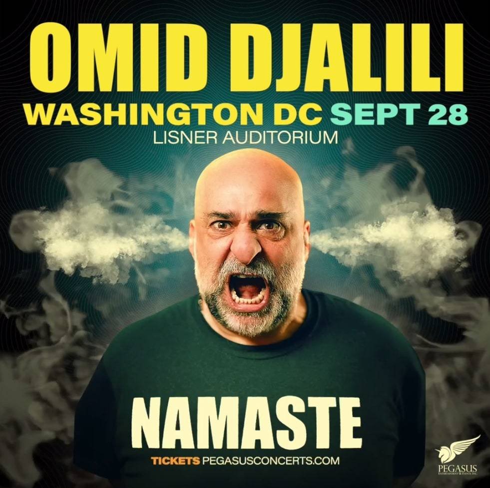 امید جلیلی در واشینگتن دی سی | Omid Djalili